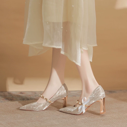 Свадебные туфли на высоком каблуке, обувь для невесты, против усталых ног, французский стиль, для подружки невесты