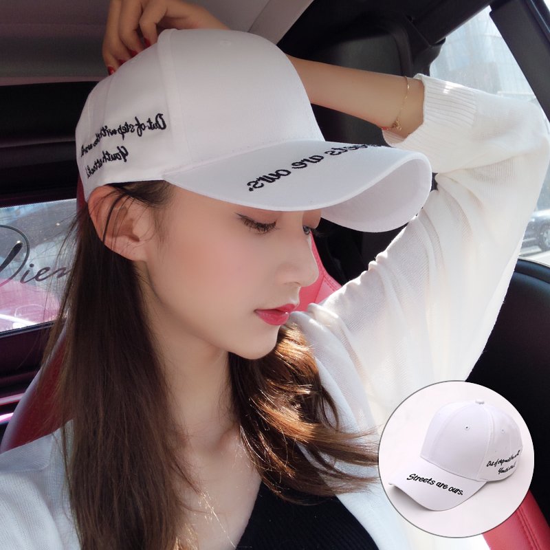 Hat female Korean version of the trendy all-match casual peaked cap summer sunscreen sun visor ins student sun baseball cap men
