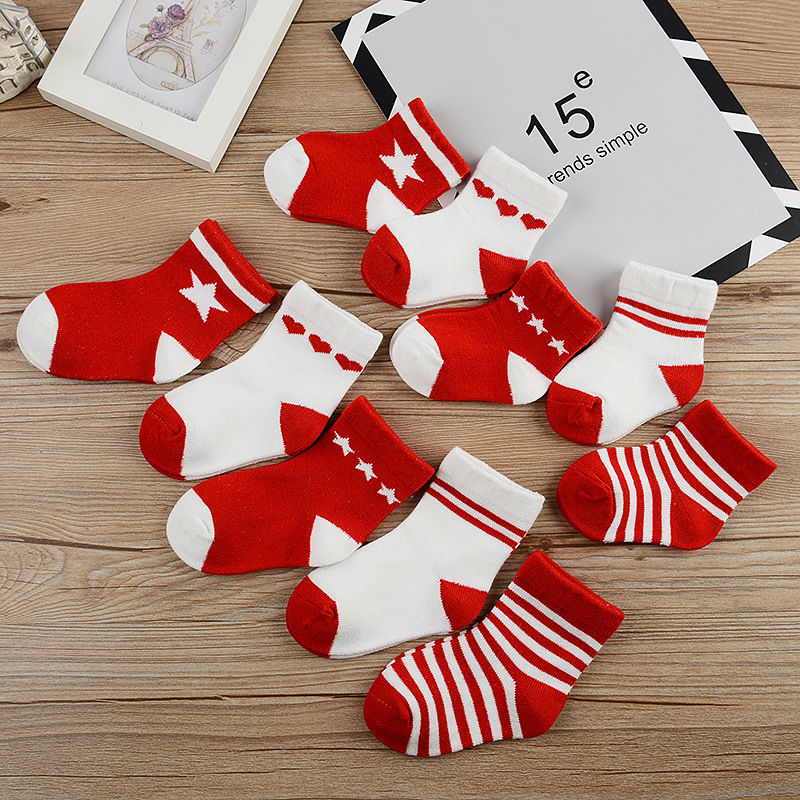 Children socks Summer thin Autumn Winter Pure Cotton Scout Socks Baby Socks Baby Socks Boy Socks Spring Summer Spring Autumn Socks