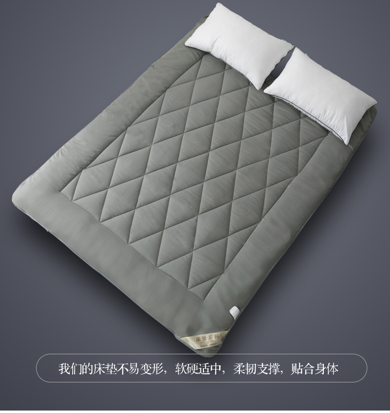 Nệm bông dày có thể gập lại giường chiếu bọ cạp đệm sinh viên 1,5m1,8 m pad 1,2 nệm nệm cao su nhập khẩu
