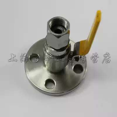 QG AY1-64P 304 flange pressure taking ball valve stainless steel flange needle valve DN10