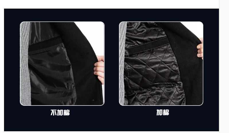 2019 mùa thu và mùa đông áo khoác cashmere mới cho nam dài phần len lỏng kích thước lớn áo thủy triều Hàn Quốc áo gió giản dị áo da lộn nam