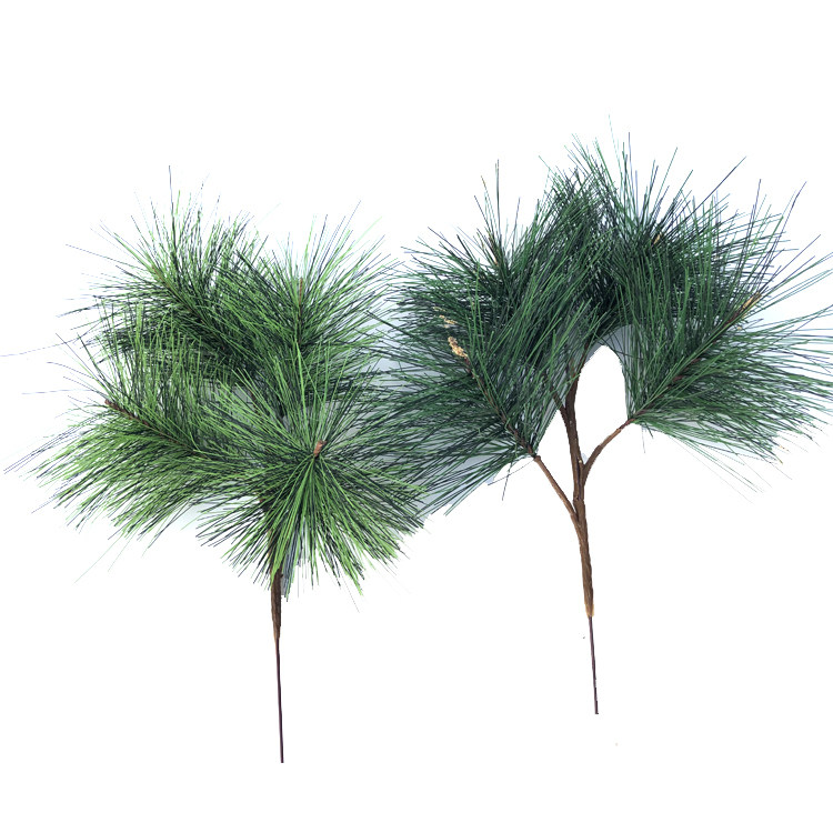 Emulated pine tree with fruit pine coniferous tree branches long coniferous pine cypress leaf pine nuts matching decorator direct