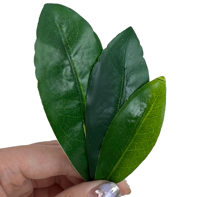 New Simulated Plant Bayberry Leaf Green Plant Fake Leaf Shrub Leaf Accessories Decoration Factory Direct Sales Fake Bayberry Leaf
