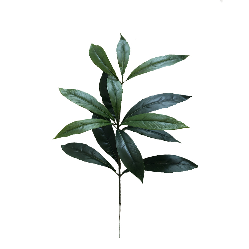 Artificial Plants: Nanmu Leaves, Olive Leaves, Bayberry Leaves, Handmade Shrubs, Garden Floor Decorations, Direct Sales from the Manufacturer