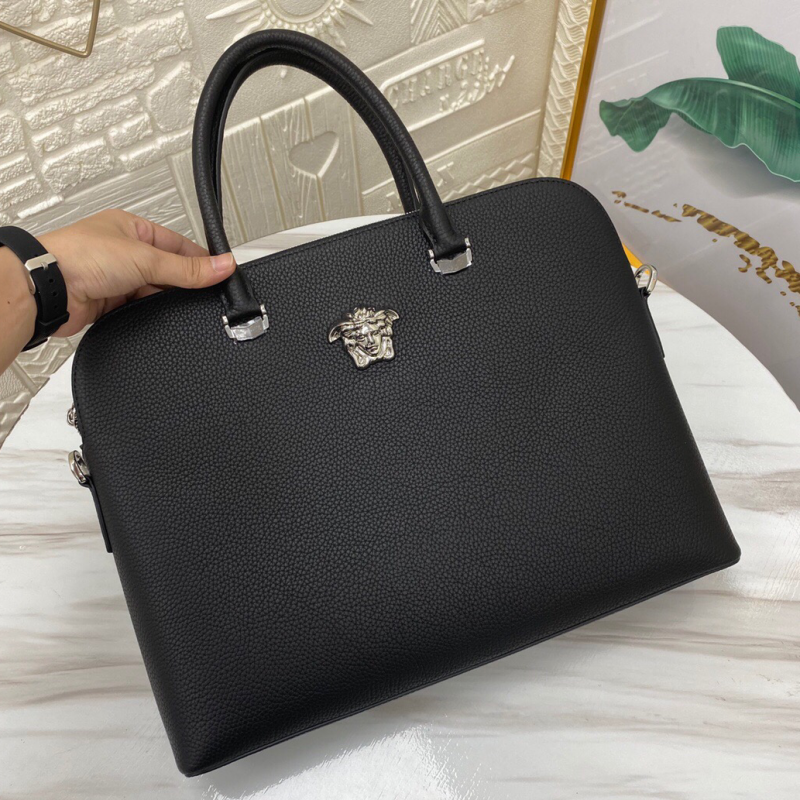 2021 new handbag men's leather briefcase business fashion beauty head computer bag large capacity briefcase