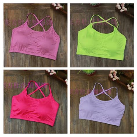 Belly dance Suspender vest Base shirt Wild top Back cross wrap bandeau Modal practice bra