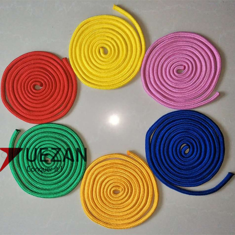 New national standard children's rhythmic gymnastics rope Sports competition special monochrome gymnastics rope rhythmic gymnastics props 2 5M