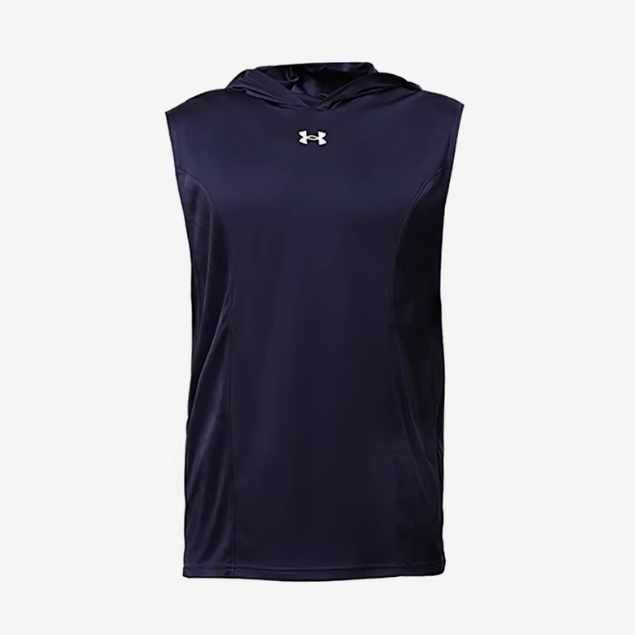 Ua under Armour Genuine Summer Men's Lightweight, Breathable, Quick-Drying Woven Versatile Hooded Sports Sleeveless T-Shirt Vest