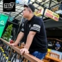 THE PANG kích thước lớn mùa hè nam mới cộng với phân bón để tăng mỡ lỏng phần mỏng từ bi áo sơ mi nam POLO ao polo nam