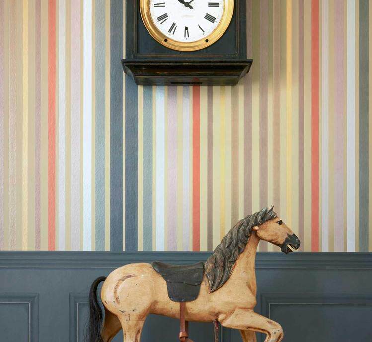 UK imports Koensen wallpaper 108 6030 6031 6031 striped wallpaper Carousel Stripe
