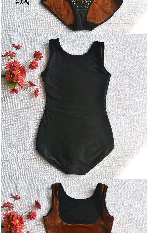 Kích thước lớn cộng với phân bón dày cộng với tam giác nhung dính liền thân áo corset nhiệt đồ lót nữ sau sinh không có dấu vết giảm béo mùa thu đông  nội y đẹp