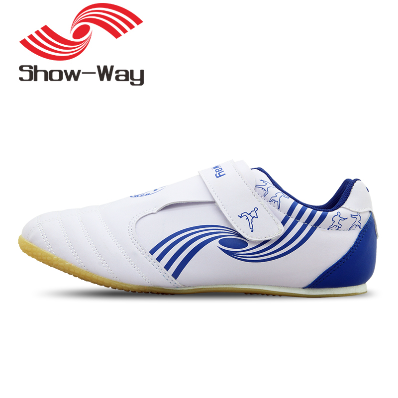 Hales Xiongwei Adult children taekwondo shoes breathable wear-resistant beef tendon bottom men's and women's martial arts taekwondo shoes