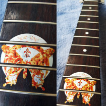 Guitar Fretboard Stickers Fretboard Decals Shell Inlays Carved Paddles Pitch Clips Guitar Accessories Show butterfly fly