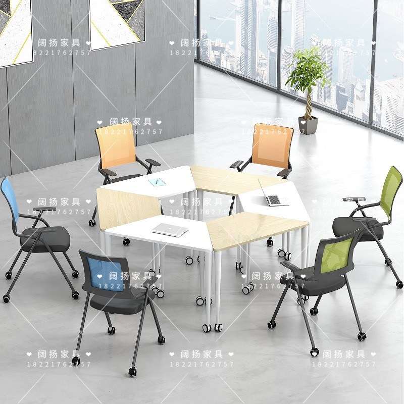 School Wisdom Inquiry Classroom Desk Splicing Combined Students Experiment Training Table Hexagonal Group Activities Table And Chairs-Taobao