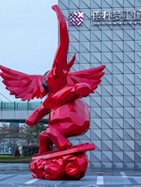 Large outdoor fiberglass elephant sculpture customized simulated animal lawn park garden landscape and other decorative ornaments