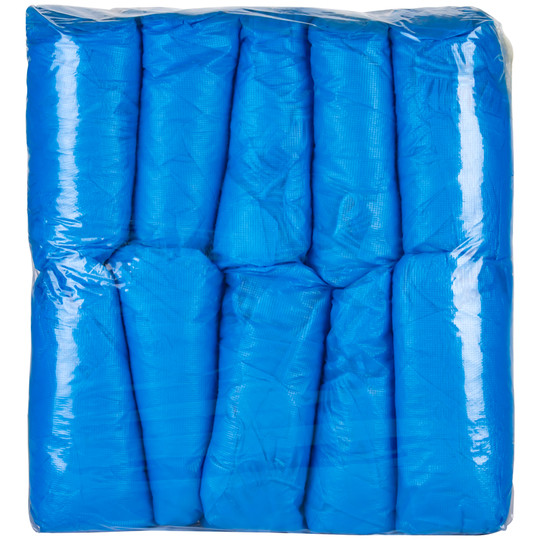 Pe Household Thickened Disposable Shoe Covers for Indoor Use, Non-Slip and Waterproof Shoe Covers for Rainy Days, Suitable for Adults in Computer Rooms, Pack of 100