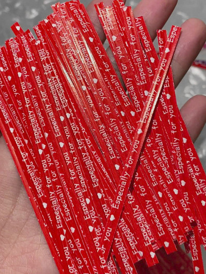 Ежедневная специальная цена, красочная проволочная упаковка для выпечки, сумка для галстука, сумка для хлеба, сумка для тостов, проволочная лента для галстука из крафт-бумаги