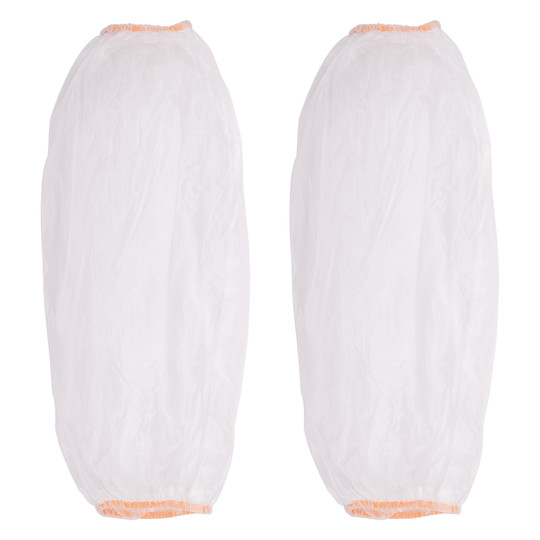 White Transparent New Pvc Sleeves, Waterproof and Oil-Proof, Kitchen Adult Sleeves, Work Women's Plastic Sleeves