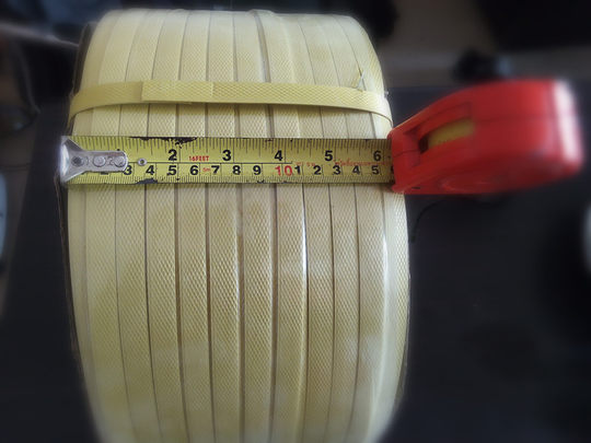 Half-Plastic Packing Straps, Manual Packaging Straps, Manual and Motorized Bundling Straps, Pp Yellow Promotional Straps, Factory Direct Sales