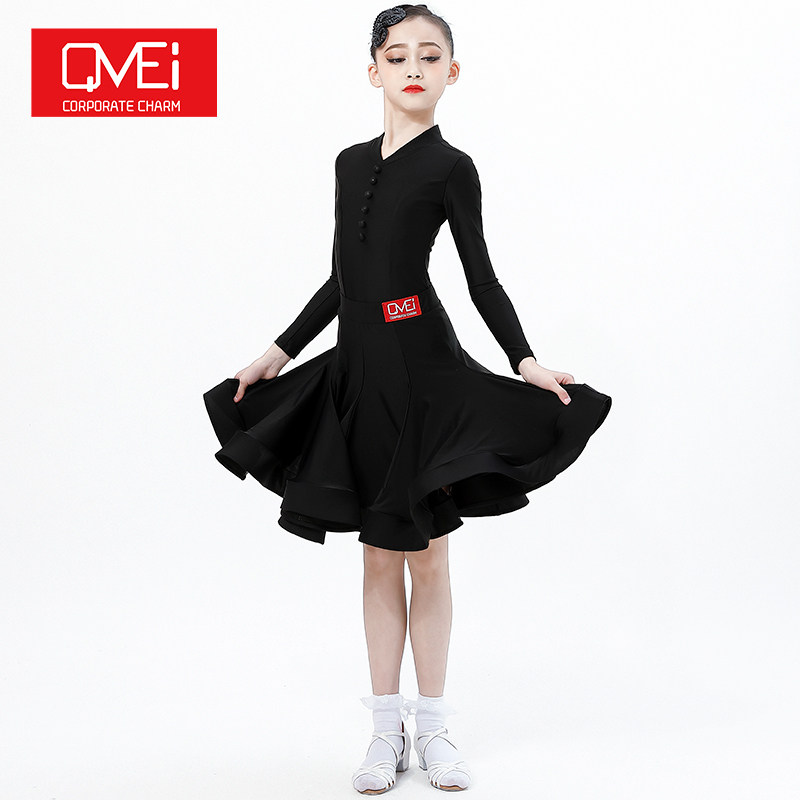 QVEi Enchanting Latin Dance Costumes for Girls and Children's Standard Provisions