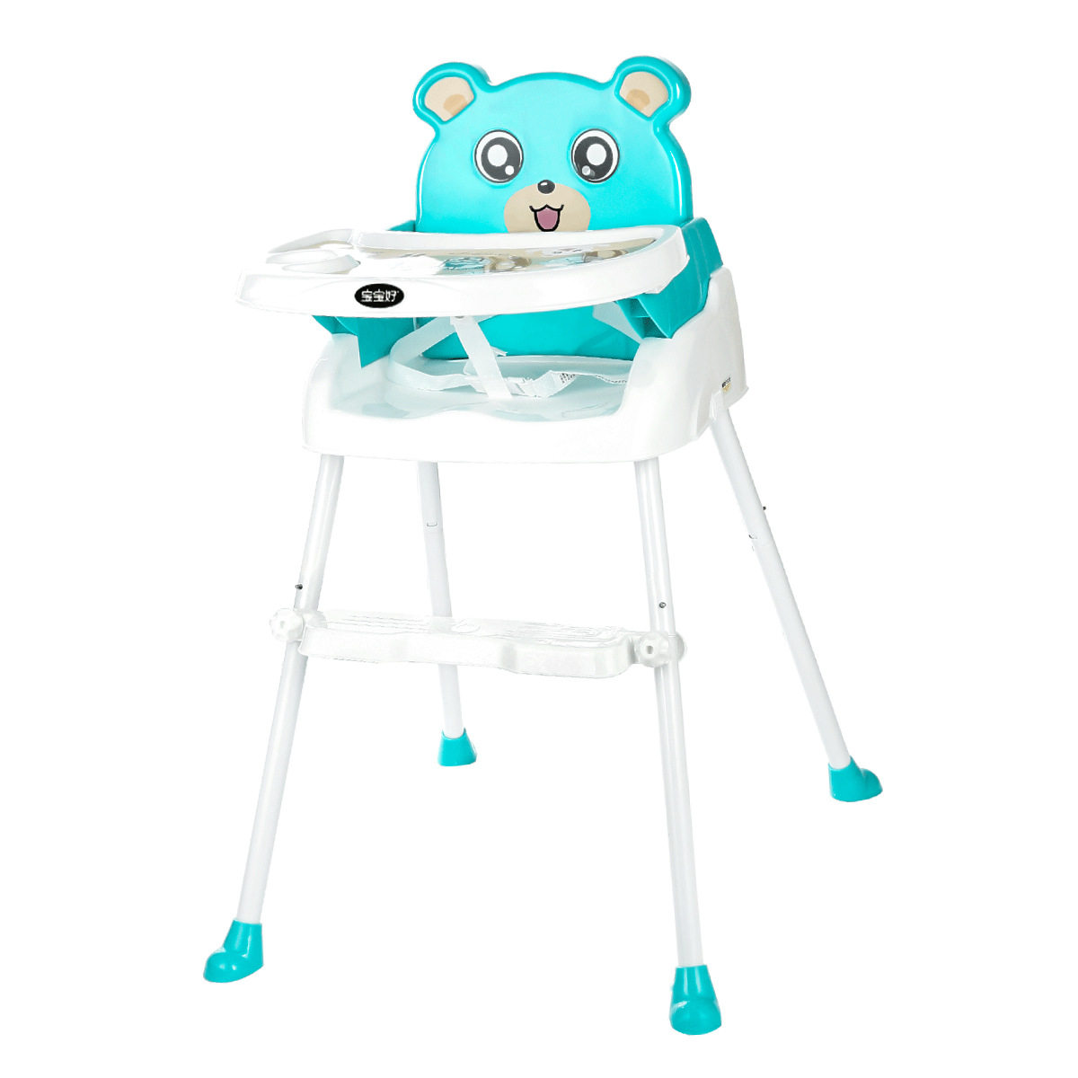 New baby Good children dining chair Light can be folded and stackup baby dining table and chairs Baby dining chair