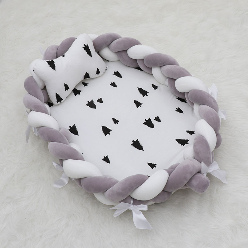 Amazon New In Bed Weaving Sprout Portable Removal Travel Wild Bionic Baby Bed Bed