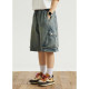 GoodNorth ຍີ່ປຸ່ນ retro denim ສັ້ນ