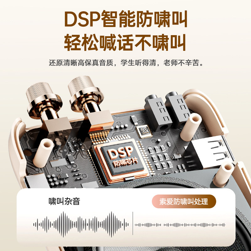 Sony Ericsson S318 Dual-Microphone Lavalier Amplifier for Classes, Dedicated Microphone for Teachers, Lecture Speaker