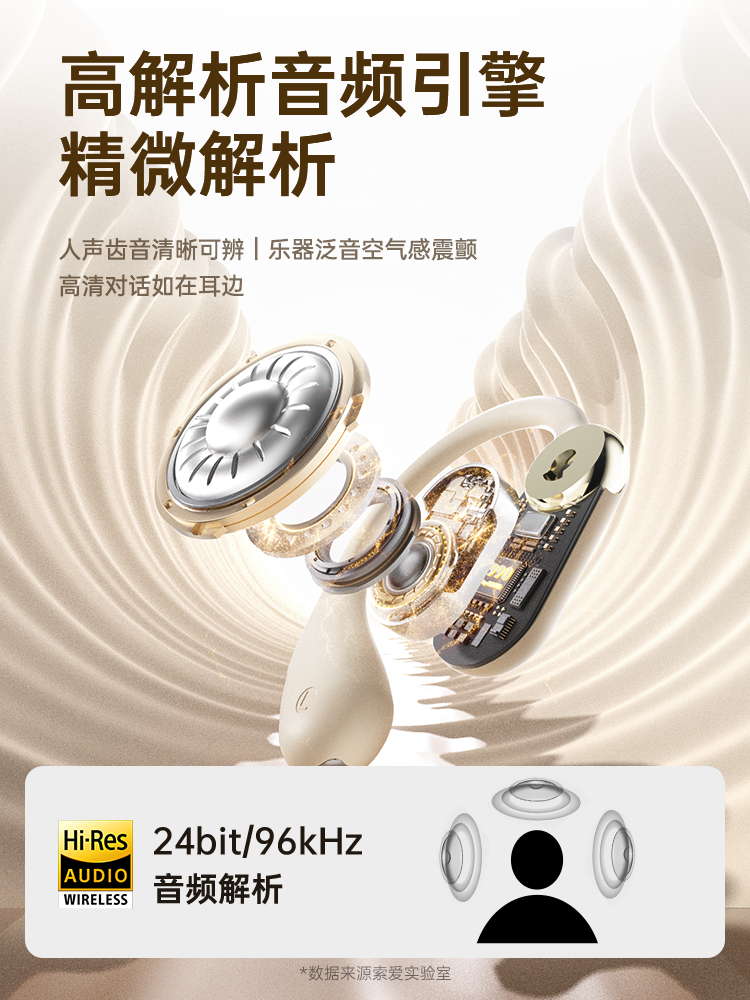 Sony Ericsson Ting3 Over-Ear Bluetooth Headset 2025 New Model Ai Smart Open Non-In-Ear Wireless Air Conduction