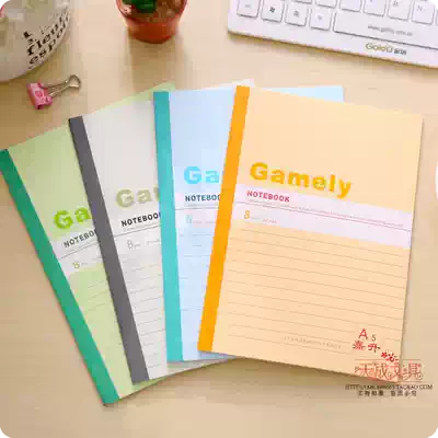 A5 Office notepad Notebook Student notebook Diary Creative book Stationery 40 pages 10 books