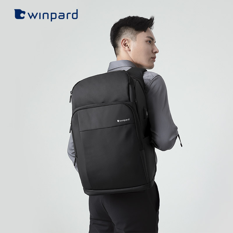 Wei Leopard computer bag 17 inch business backpack men large capacity business backpack men 15.6 inch multi-purpose travel bag
