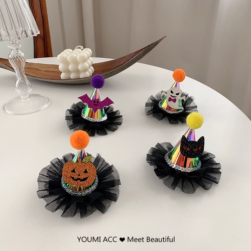 Детская заколка для волос для взрослых, призрачный аксессуар, популярно в интернете, xэллоуин, наряжаться