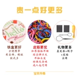 Прочная черная одноразовая резинка для взрослых, заколка для волос