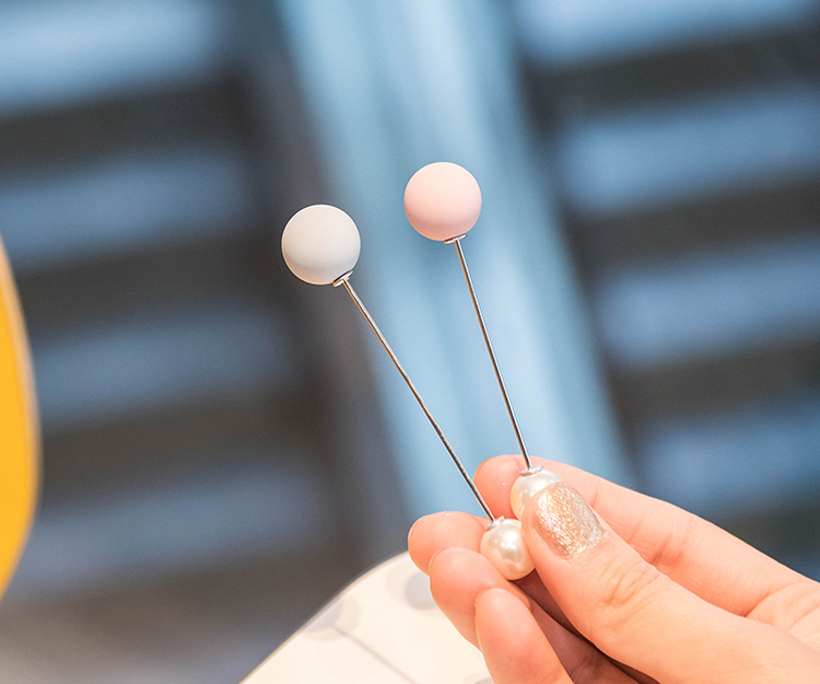 Nhật Bản và Hàn Quốc từ pin trâm phụ kiện phụ nữ áo len pin áo len chống ánh sáng ngọc trai khóa cổ áo phụ kiện cài áo