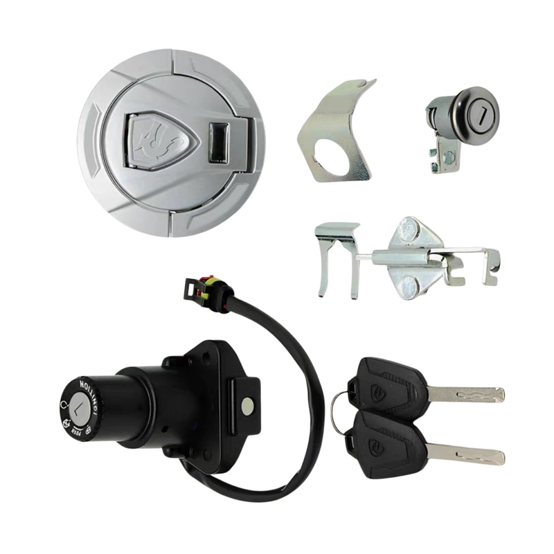 Suitable for Zongshen Cyclone Rg3 Rg Rx401 Sr400Gy-2C Gs Full Vehicle Lock, Fuel Tank Cap, Electric Door Lock
