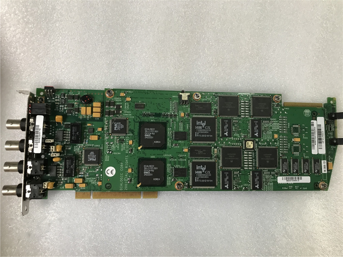 Voice card DIALOGIC D600JCT-2E1-75 PCI PCIU interface D 600JCT-2E1-75