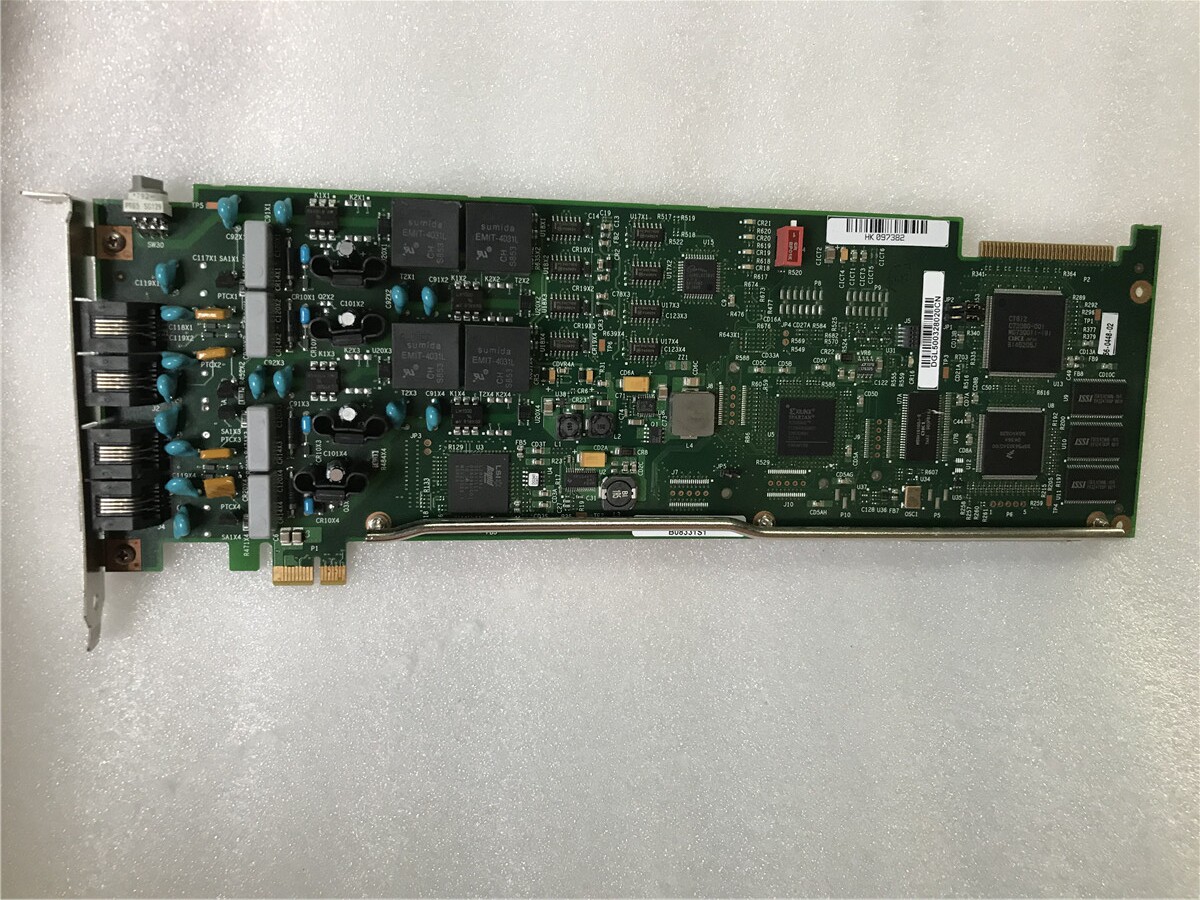 Original dress Dialogic D 41JCT-LSE D41JCTLSEW voice card PCI-E 1X