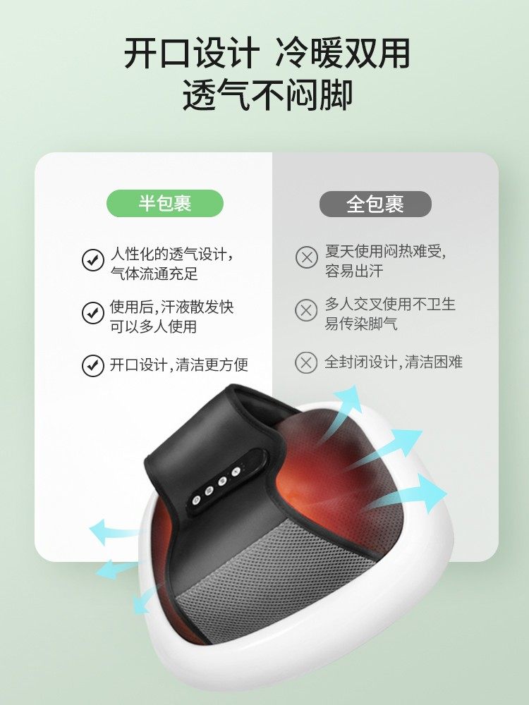 Kopfei Foot Massage Machine Is a Fully Automatic Foot Massage and Kneading Device That Stimulates Foot Acupoints and Massages Legs and Feet for Home Use