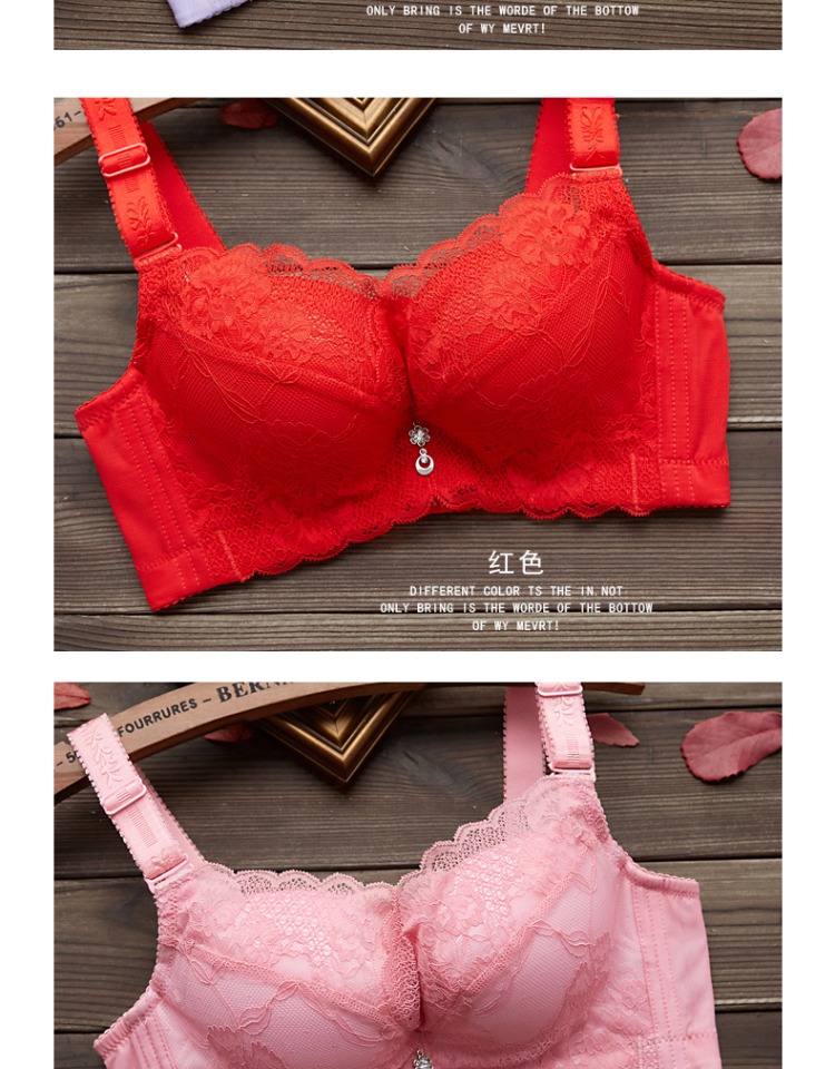 Đồ lót không có vòng thép dày siêu dày 6cm áo ngực gợi cảm Cô gái ngực phẳng ngực nhỏ khoe ngực lớn tập hợp một chiếc áo ngực ao lot