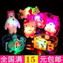 Luminous Bracelet Cartoon Sparkling Led Wee Props Environmental Protection Student Child Gift Stall Stall Toy Wholesale
