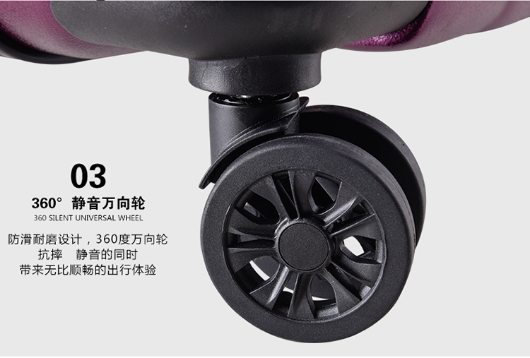Chính hãng Thụy Sĩ dao truy cập tinh khiết PC nữ xe đẩy du lịch vali công suất lớn 20 inch Bánh xe phổ thông 28 inch SN6700 sunny vali