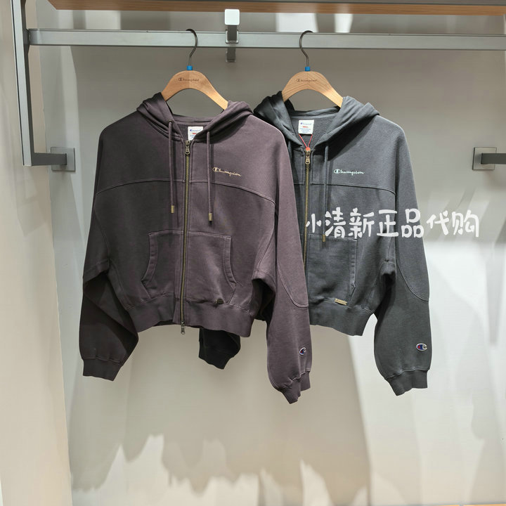 Champion Champion Hooded Sweatshirt Women's 26 Autumn New American Retro Cardigan Jacket Casual U6Cswsw110 Champion Champion Hooded Sweatshirt Women's 26 Autumn New American Retro Cardigan Jacket Casual U6Cswsw110