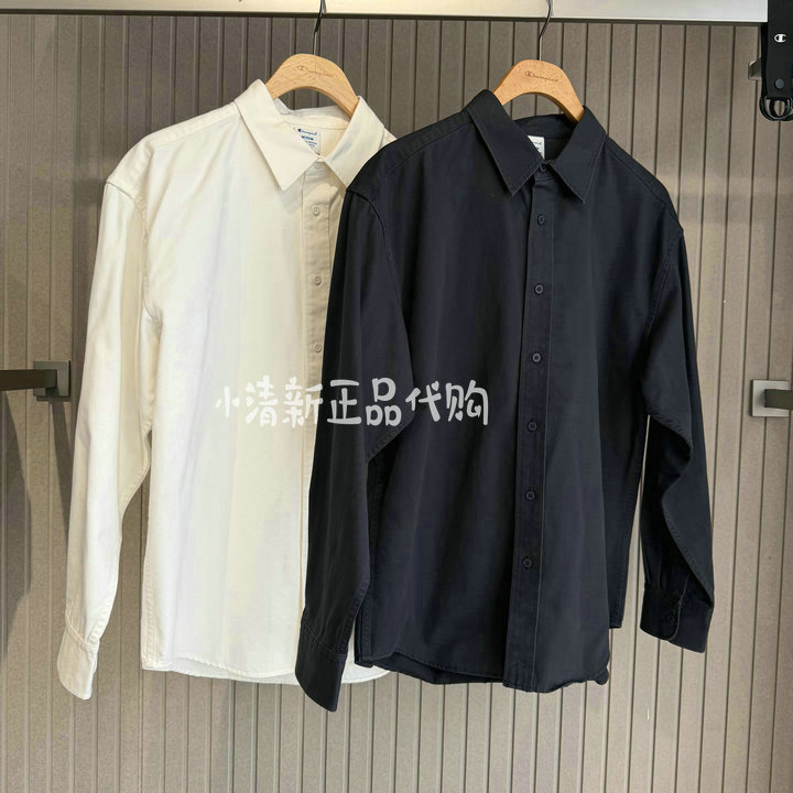 Champion Men's Shirt 2026 Autumn New Style Simple Lapel Commuter Blouse Top U5Cshsu003