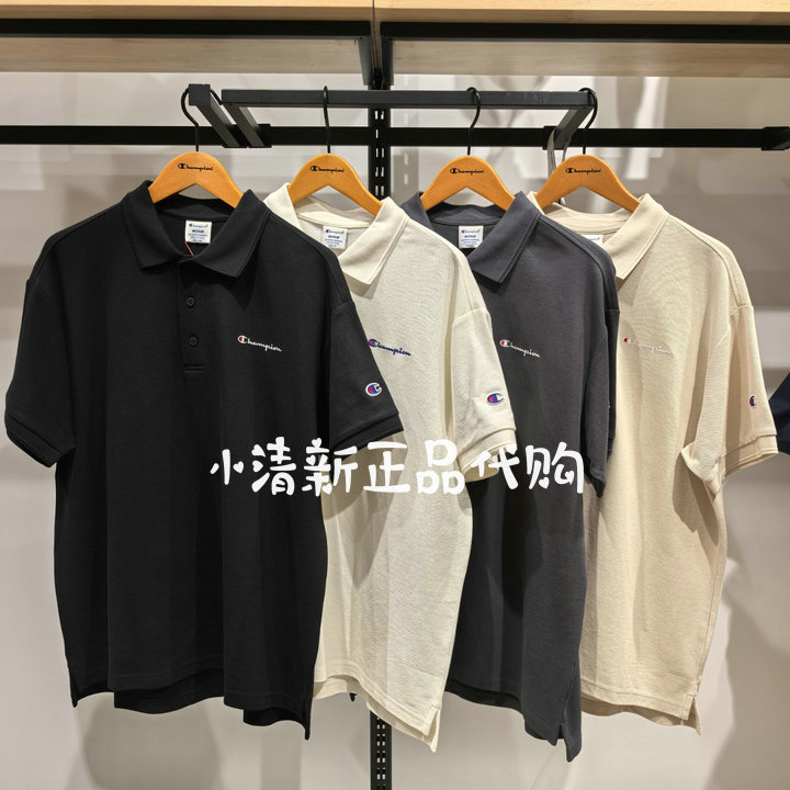 Champion Champion Short-Sleeved Polo Shirt for Men and Women 2026 Spring New Style Lapel T-Shirt Casual U6Bposm599