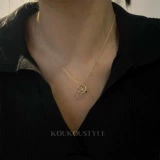 Южная Корея Винтаж Голливудские те же модели золотого серебра серебряной серебра с серебром с серебром
