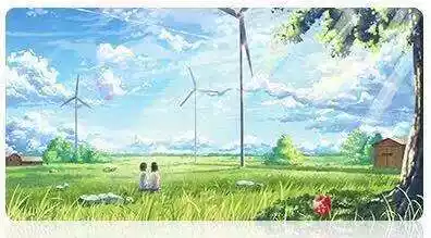 Cartoon mouse pad bear Doraemon cute bird shortcut key hot air balloon sky reward 50 packs