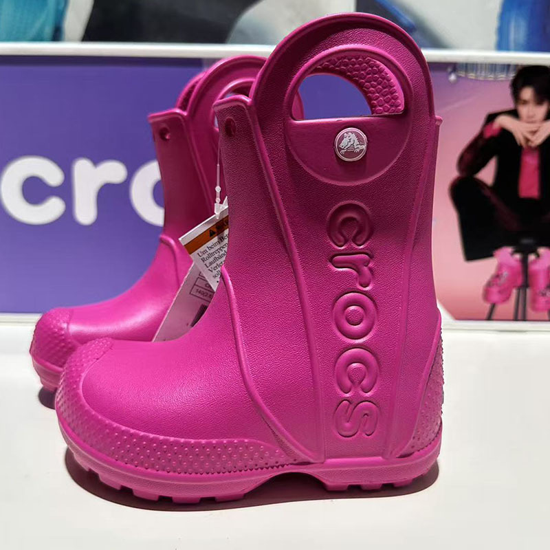 Crocs Boys' Fun School Boots Girls' Kids' Clogs Crocs Summer Rain Shoes 12803
