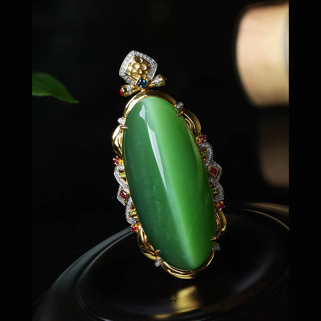 Original design Jade gold inlaid jade gift for wife