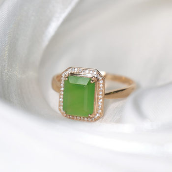 Fashion trendy hetian jade gold inlaid jade gift for wife